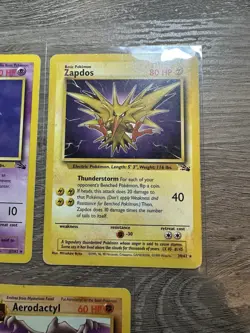 Pokemon Wotc Fossil 5 Rare Vintage Card Collection Lot Moltres Zapdos Haunter - Image 4