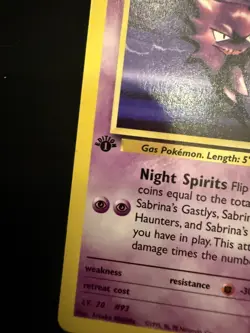Pokemon Card - Sabrina's Haunter Gym Heroes 58/132 Uncommon 1st Edition - Image 5