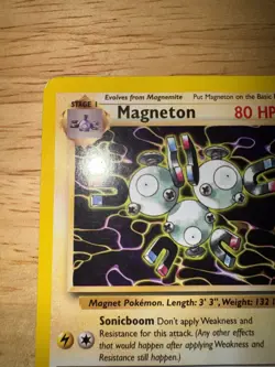 Pokemon TCG WOTC Fossil Magneton 26/62 Non Holo Rare Unlimited LP - Image 2