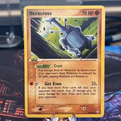 POKEMON TCG UNCOMMON CARD HERACROSS 43/109 EX TEAM ROCKET RETURNS NM/LP - Image 1