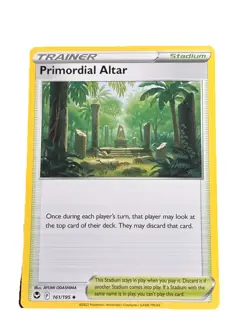 New: 2022 Pokemon TCG Primordial Altar 161 Silver Tempest Regular Uncommon - Image 1