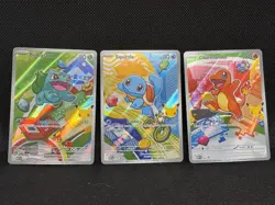 Pokemon 30th Series 1 First PartnerSet Bulbasaur 037 Charmander 038 Squirtle 039 - Image 1