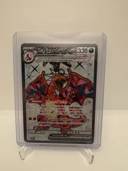 Pokemon TCG Charizard EX 215/197SV03: Obsidian Flames Full Art LP_NM READ DESC - Image 1