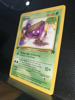 Grimer 57/82 1st Edition - Team Rocket 2000 - Pokemon TCG WOTC - Near Mint - Image 2