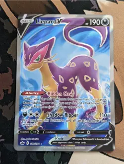 Liepard V - 180/198 - SWSH Chilling Reign - Full Art - Pokemon - NM/M (R) - Image 1