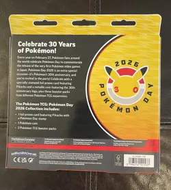 Pokemon Day 2026 Collection 30th Anniversary New & Factory Sealed - Image 2