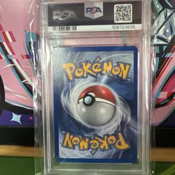 2000 POKEMON GYM HEROES HOLO #13 ROCKET'S SCYTHER PSA 8 with swirl - Image 3