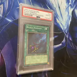 Yugioh! Black Pendant MRL-003 Super Rare 1st Edition PSA 10 GEM MT - Image 1