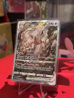 2023 Pokemon Crown Zenith GG56/70 Husian Zorark v Star TCG Card - Image 1