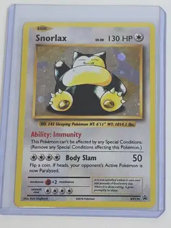 💥💥 SNORLAX - XY179 XY179 HOLOFOIL P XY PROMO POKEMON MP 2016 Card TCG - Image 3
