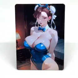 Street Fighter Chun-Li Goddess Anime Waifu ACG Foil Card - Image 1