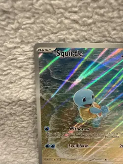 Pokemon Squirtle Illustration Rare Holo Scarlet & Violet 151 Card 170/165 - Image 3
