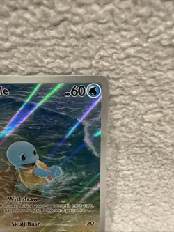Pokemon Squirtle Illustration Rare Holo Scarlet & Violet 151 Card 170/165 - Image 4