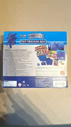 Pokemon Schwert & Schild Kampfstile Top Trainer Box Deutsch OVP kl. Schaden 820650452659 - Image 2