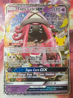Tapu Lele GX 60/145 Pokemon Celebrations: Classic Collection Holo NM - Image 1