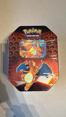 Pokemon Hidden Fates Charizard GX Tin Box - Englisch TCG - SEALED NEU OVP - Image 1