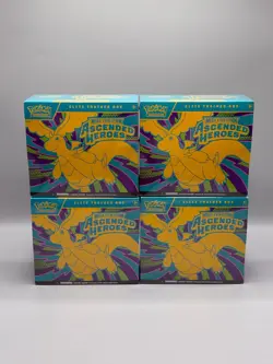 4x Pokemon TCG Ascended Heroes Elite Trainer Box ETB Brand New Sealed In Hand - Image 1