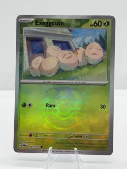 Pokemon TCG Exeggcute Prismatic Evolutions 001/131 Master Ball HP60 2025 - Image 1