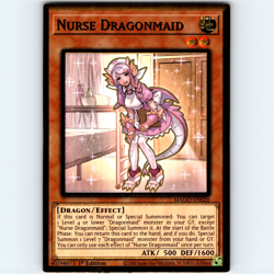 Yugioh Nurse Dragonmaid MAGO-EN020 1st Edition Premium Gold Rare Holo - NM 💎 - Image 1