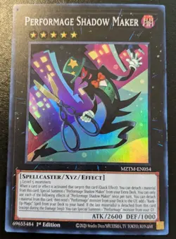 Performage Shadow Maker MZTM-EN054 1st Ed Super Rare Maze Of The Master Yu-Gi-Oh - Image 1