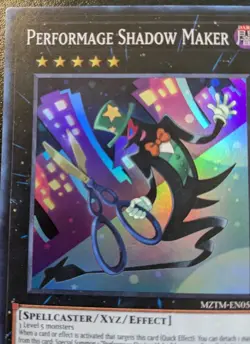 Performage Shadow Maker MZTM-EN054 1st Ed Super Rare Maze Of The Master Yu-Gi-Oh - Image 2