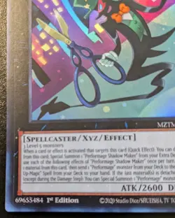 Performage Shadow Maker MZTM-EN054 1st Ed Super Rare Maze Of The Master Yu-Gi-Oh - Image 4