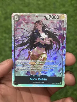 Nico Robin OP12-087 One Piece Legacy of the Master Foil ENGLISH SR - Image 1