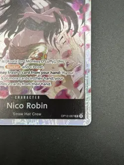 Nico Robin OP12-087 SR - One Piece: Legacy of the Master English - Image 5