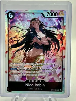 Nico Robin OP12-087 SR Full Art Holo - One Piece PRB-02 The Best Vol. 2 -English - Image 1