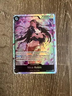 🌸 Nico Robin OP12-087 SR | One Piece TCG | Straw Hat Crew | Super Rare | Near M - Image 1