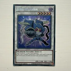 BLMM-EN009 Junk Warrior : Secret Rare 1st Edition Mint YuGiOh Card - Image 1