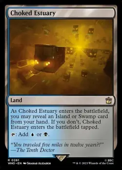 Choked Estuary NM Doctor Who MTG Magic The Gathering Land English Card - Image 1