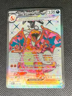 Charizard ex 215/197 - Obsidian Flames Pokemon Card - NM - Image 1