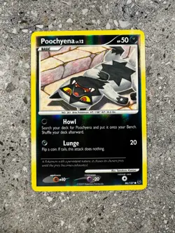 Pokemon TCG Cards Poochyena 86/127 Platinum Reverse Holo - Image 1