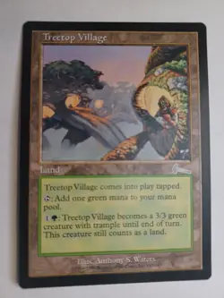 Magic The Gathering Ursa's Legacy #143 Treetop Village Uncommon MTG TCG CCG - Image 1