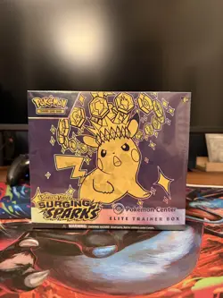 Pokemon TCG Surging Sparks Pokemon Center - Elite Trainer Box ETB SEALED NEW - Image 1