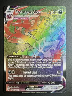 ❤‍🔥 Pokemon Eternatus VMAX 192/189 Swsh03: Darkness Ablaze Holo NM ✨ - Image 1