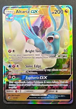 Pokemon Altaria GX 41/70 Dragon Majesty Near Mint - Image 1