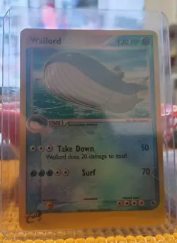 Pokemon TCG Wailord EX Ruby Sapphire 14/109 Reverse Holo Near Mint English - Image 1