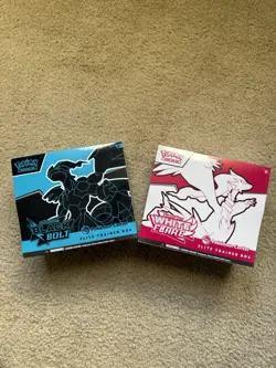 Pokemon Center Black Bolt and White Flare ETB Pokemon TCG - Factory Sealed - Image 1