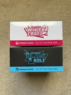 Pokemon Center Black Bolt and White Flare ETB Pokemon TCG - Factory Sealed - Image 2