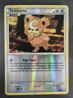 Teddiursa - Reverse Holo - 73/95 Call of Legends - Pokemon TCG - 2011 LP - Image 1