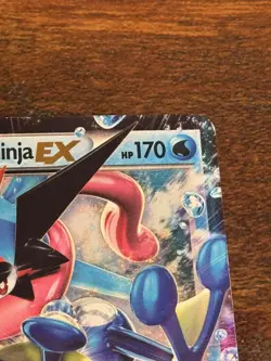 Pokemon TCG Ash-Greninja EX Black Star Promo Holo Card Ultra Rare XY133 - Image 3