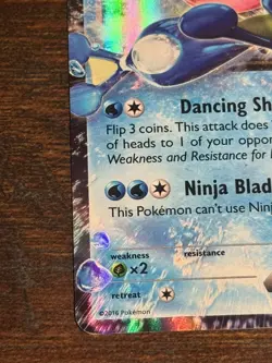 Pokemon TCG Ash-Greninja EX Black Star Promo Holo Card Ultra Rare XY133 - Image 5