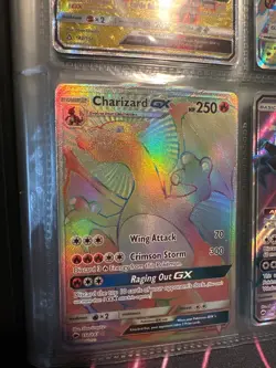 Pokemon TCG Binder Lot 30 Cards Charizard GX Rainbow Rare Sun and Moon Full Arts - Image 2