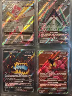 Pokemon TCG Binder Lot 30 Cards Charizard GX Rainbow Rare Sun and Moon Full Arts - Image 5