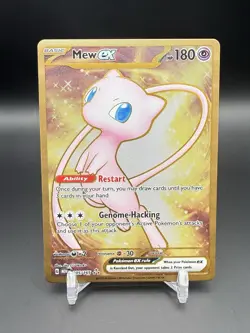 Pokemon TCG Mew EX Metal Gold NM 205/165 Scarlet & Violet 151 Promo Card - Image 1