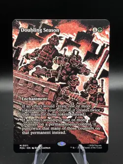 Doubling Season | Borderless | TMNT | MTG | PZA | 0011 Non Foil - Image 1