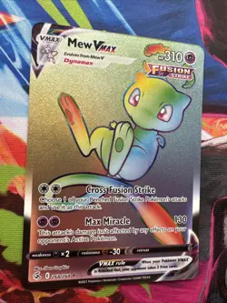 Pokemon TCG Fusion Strike Mew VMAX 268/264 Secret Rare - NM!! - Image 2