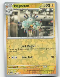MAGNETON 082/165 REVERSE HOLO POKEMON 2023 SCARLET & VIOLET 151 NM - Image 1